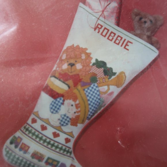 Counted Cross Stitch Toyland (Boy) Christmas Stocking Kit (New-Sealed) - Picture 4 of 8